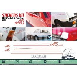 Renault 5 Alpine 1981 body stripping kit