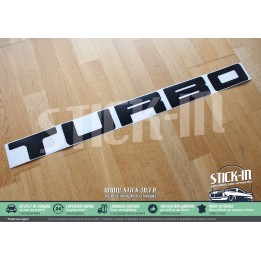 Autocollant TURBO Renault 5 Turbo Alpine vitre arrière stickers
