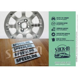 4 pegatinas Speedline para llantas Peugeot PTS 205 309 GTi 106 306