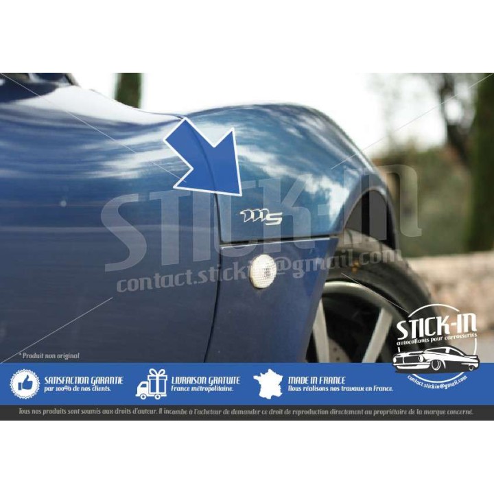 Pegatinas para el alerón delantero Lotus Elise 111S S2 (2 unidades)