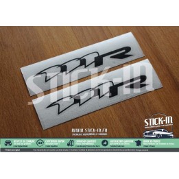 Adesivi per alettone anteriore Lotus Elise 111R S2 grigio argento
