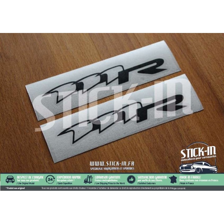 Lotus Elise 111R S2 Autocollants Stickers gris argent ailes avants