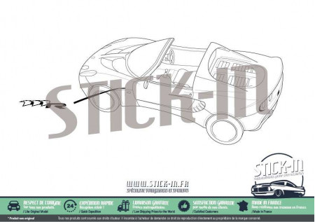 STICK-IN autocollants pour carrosseries