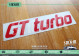 Renovierungs-Monogramm-Aufkleber für Renault 5 GT Turbo Rot