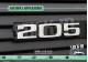 Peugeot 205 Renovierungs-Monogramm-Aufkleber