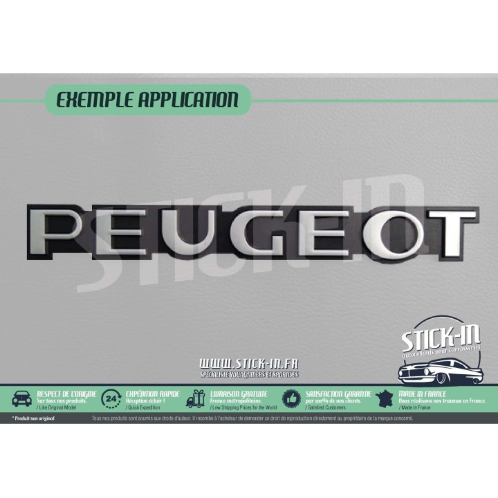 Peugeot 106 205 309 Aufkleber Renovierung Monogramm Ripper