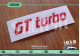Stickers repair kit monogram badge Renault 5 GT Turbo Fase 1