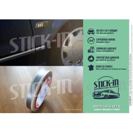 Strisce adesive Renault 19 16S Fase 1, strisce laterali per portiere, adesivi per cabriolet