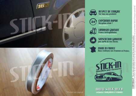 Filets Adhésif Renault 19 16S R19 Phase 1 Liserets Bandes Latérales Autocollant Stickers 3/5 Portes ou Cabriolet