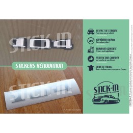 Adesivo di rinnovamento Monogram per Peugeot 104 ZS S