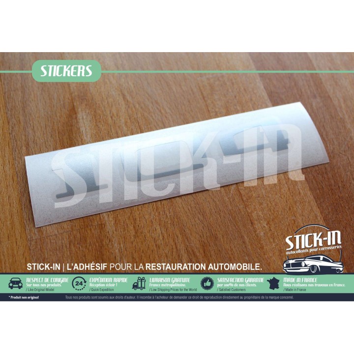Autocollant Renovation Monogramme Peugeot 104 ZS S Stickers