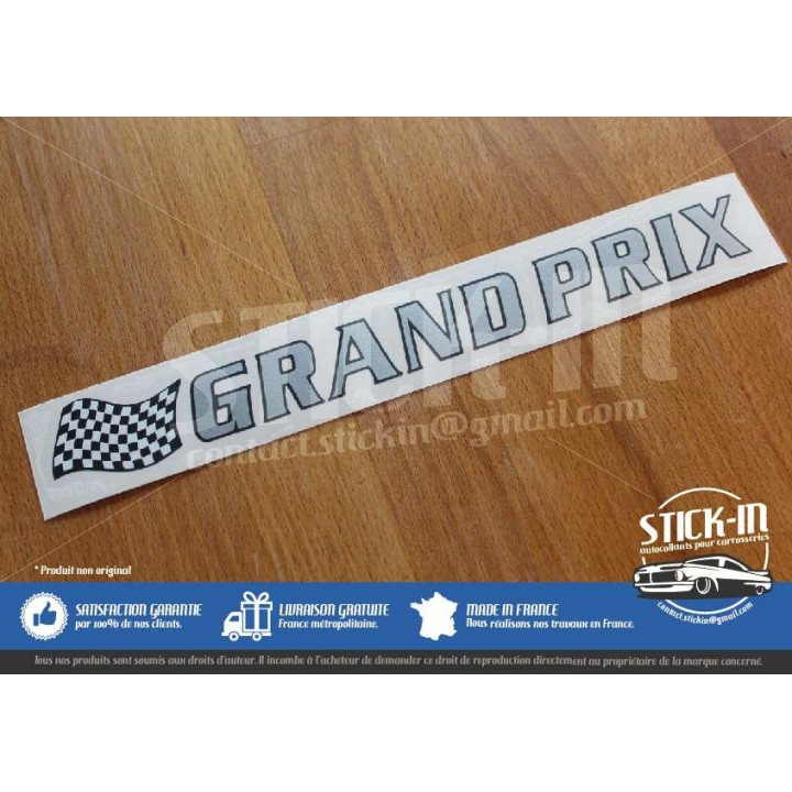 Renault Clio Grand Prix Autocollant Sticker Logo Monogramme Rti 16V