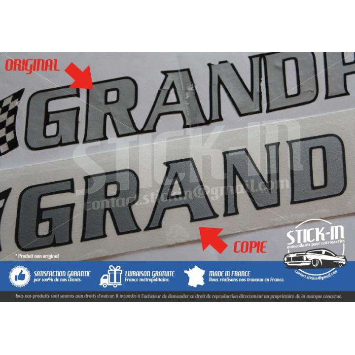 Renault Clio Grand Prix Sticker Logo Monogram Rti 16V