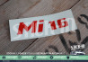 Peugeot 405 Sticker "Mi16 " Renovation Rear Monogram Decal Logos Badge