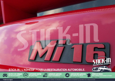 Kit Renovation Autocollants Stickers Logos Monogrammes Peugeot "405 Mi16" Badges